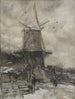 Ein Mühle im Winter - Jacob Maris — Ansicht des Kunstwerks