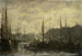 Ansicht des Hafens - Jacob Maris — Ansicht des Kunstwerks