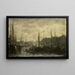 Ansicht des Hafens - Jacob Maris — gerahmtes Bild an der Wand