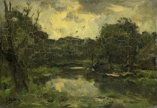 Jacob Maris - Landschap met schuit.webp