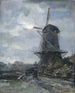 Mühle im Mondschein - Jacob Maris — Ansicht des Kunstwerks
