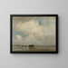 Muschelsammeln - Jacob Maris — gerahmtes Bild an der Wand