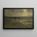Strand bei Abend - Jacob Maris — gerahmtes Bild an der Wand