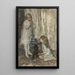 Zwei Mädchen, die Blasen pusten - Jacob Maris — gerahmtes Bild an der Wand