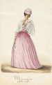 Junge Frau mit Koto Misi - Jacob Marius Adriaan Martini van Geffen — Ansicht des Kunstwerks