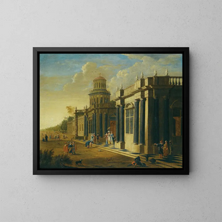 Jacob Peeters - Elegant Figures In Oriental Costume By A Palace.webp