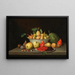 Naturmorte mit Früchten auf einer Kante - Jacob Samuel Beck — gerahmtes Bild an der Wand
