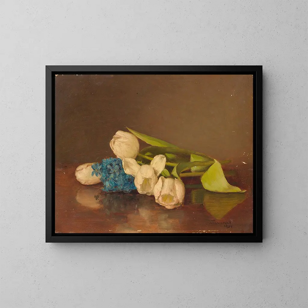 Tulpen liegend - Jacob Taanman — gerahmtes Bild an der Wand