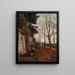 Friedhof der Kirche Saint-Alban in Basel - Jacob Wagner — gerahmtes Bild an der Wand