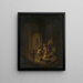 Der Christus, der die kleinen Kinder segnet - Jacob Willemsz. de Wet — gerahmtes Bild an der Wand