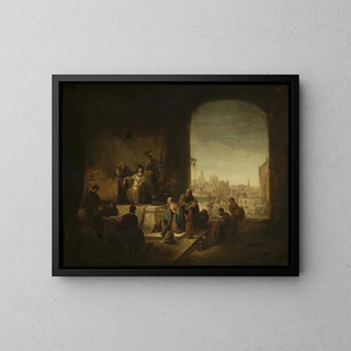 Jacob Willemsz de Wet - Joseph selling grain in Egypt.webp