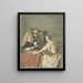 Musikgesellschaft nach Gérard ter Borch II - Jacob Willemz. de Vos — gerahmtes Bild an der Wand