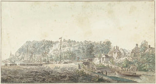 Jacob van Liender - De sluis bij de Grebbe tussen Rhenen en Wageningen.webp