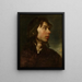Buste eines jungen Mannes - Jacob van Oost der Jüngere — gerahmtes Bild an der Wand