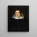 Portrait de Maria de Sweert - Jacob van Reesbroeck — gerahmtes Bild an der Wand
