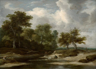 Jacob van Ruisdael - Halt of a traveler.webp