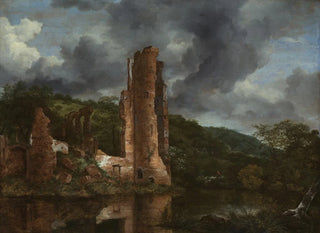 Jacob van Ruisdael - Landscape with the Ruins of the Castle of Egmond.webp