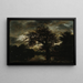 Der alte Eichenbaum - Jacob van Ruisdael — gerahmtes Bild an der Wand