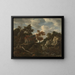Felsenlandschaft - Jacob van Ruisdael — gerahmtes Bild an der Wand