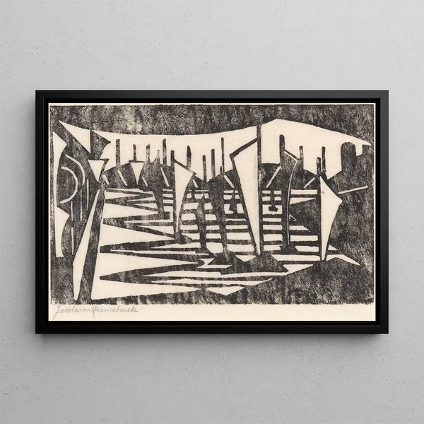 Jacoba van Heemskerck - Compositie Boten in een haven.webp