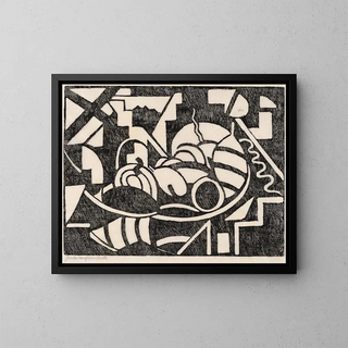 Stillleben - Jacoba van Heemskerck — gerahmtes Bild an der Wand