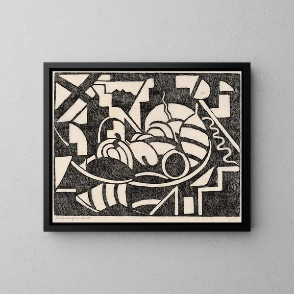 Stillleben - Jacoba van Heemskerck — gerahmtes Bild an der Wand