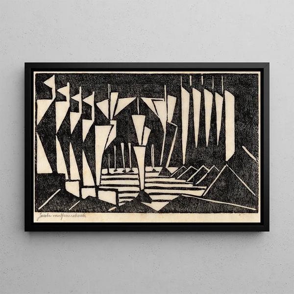 Jacoba van Heemskerck - Stylized Sailboats.webp