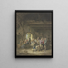 Bauernfest in einer Scheune - Jacobus Buys — gerahmtes Bild an der Wand