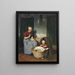 Arbeiten und Spielen - Jacobus Frederick Sterre De Jong — gerahmtes Bild an der Wand