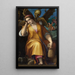 Allegorie der Gier - Jacopo Ligozzi — gerahmtes Bild an der Wand