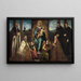 Der Doge Alvise Mocenigo und seine Familie vor der Jungfrau mit Kind - Jacopo Tintoretto — gerahmtes Bild an der Wand