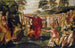 Moses schlägt den Felsen - Jacopo Tintoretto — Ansicht des Kunstwerks