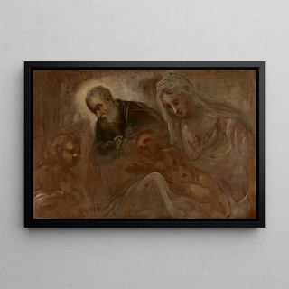 Jacopo Tintoretto - The Holy Family with the Young Saint John the Baptist.webp