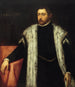Junger Mann von fünfundzwanzig Jahren mit einem Pelzmantel - Jacopo Tintoretto — Ansicht des Kunstwerks