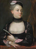 Portrait einer französischen Schauspielerin - Jacques-Charles Allais — Ansicht des Kunstwerks