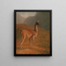 Guanaco - Jacques-Laurent Agasse — gerahmtes Bild an der Wand