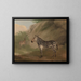 Zèbre - Jacques-Laurent Agasse — gerahmtes Bild an der Wand