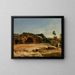 Grotte der Nymphen in Syrakus - Jacques-Raymond Brascassat — gerahmtes Bild an der Wand