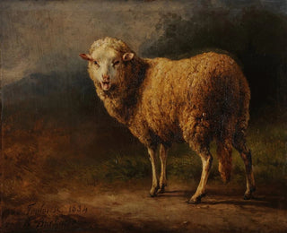 Mouton blanc - Jacques-Raymond Brascassat — Ansicht des Kunstwerks