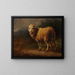 Mouton blanc - Jacques-Raymond Brascassat — gerahmtes Bild an der Wand