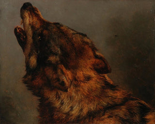 Kopf des Wolfes - Jacques-Raymond Brascassat — Ansicht des Kunstwerks