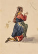 Studie einer knienden Frau - Jacques-Raymond Brascassat — Ansicht des Kunstwerks