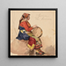 Studie einer Frau von Sonima - Jacques-Raymond Brascassat — gerahmtes Bild an der Wand