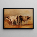 Studie einer Kuh - Jacques-Raymond Brascassat — gerahmtes Bild an der Wand