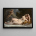 Venus schlafend - Jacques Antoine Vallin — gerahmtes Bild an der Wand