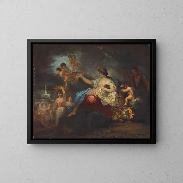 Cérès - Jacques Blanchard — gerahmtes Bild an der Wand