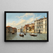 Venedig, der Große Kanal - Jacques François Carabain — gerahmtes Bild an der Wand