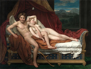 Cupidon und Psyche - Jacques Louis David — Ansicht des Kunstwerks