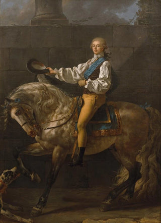 Jacques Louis David - Equestrian portrait of Stanisaw Kostka Potocki.webp