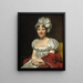 Madame David - Jacques Louis David — gerahmtes Bild an der Wand